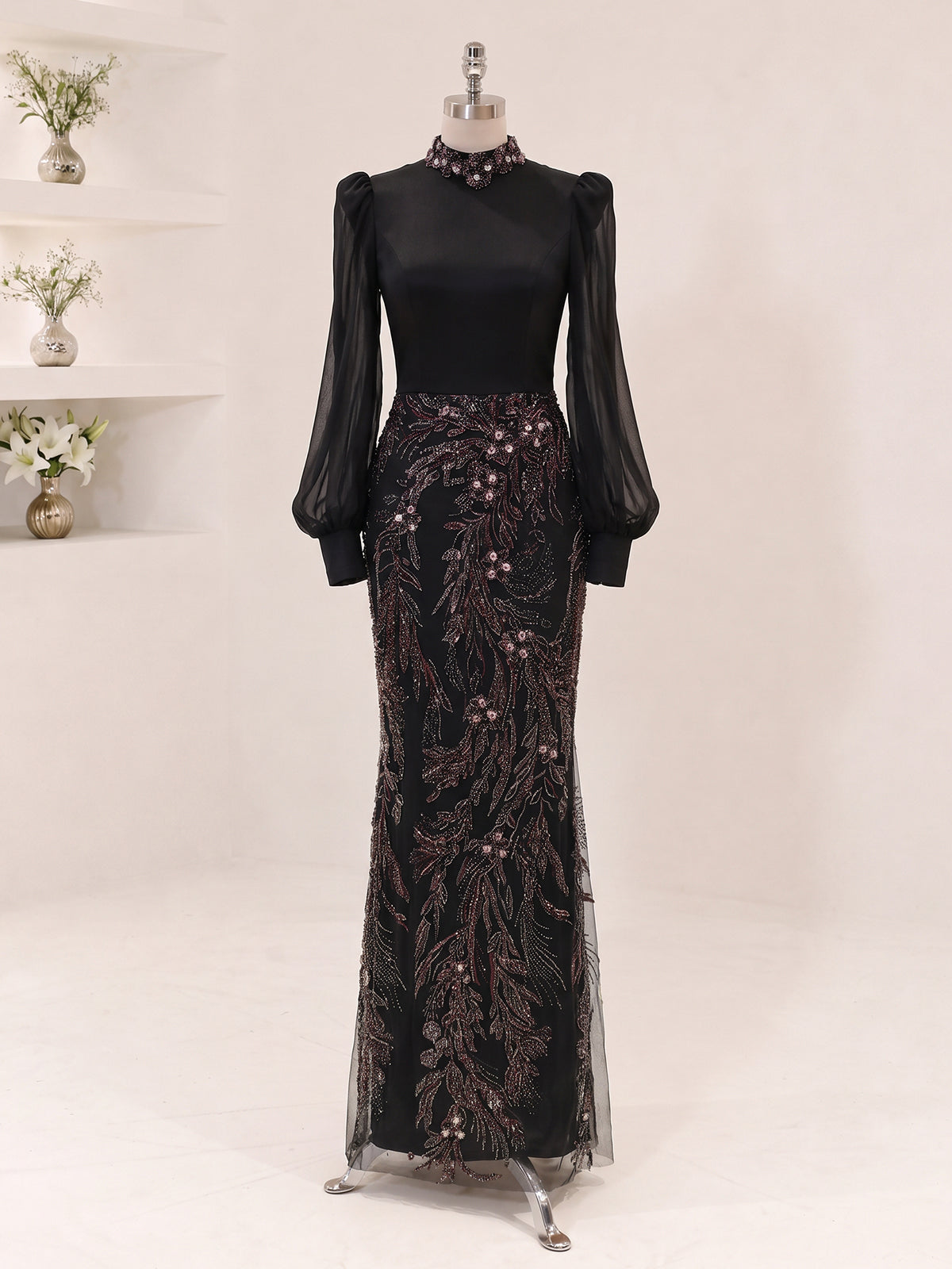 Korseli Taşlı Lorena Abiye - RZLRN2009