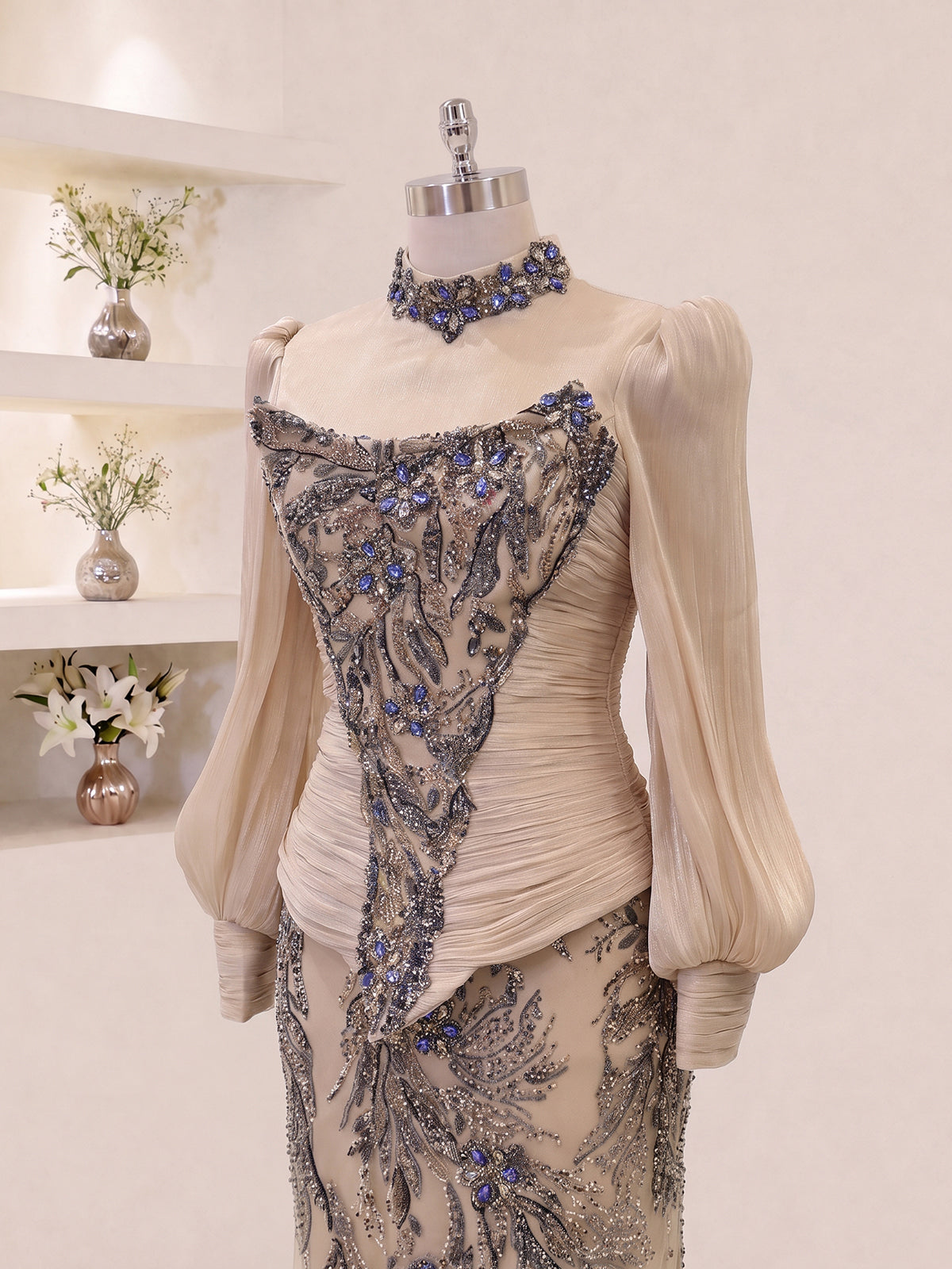 Korseli Taşlı Lorena Abiye - RZLRN2009